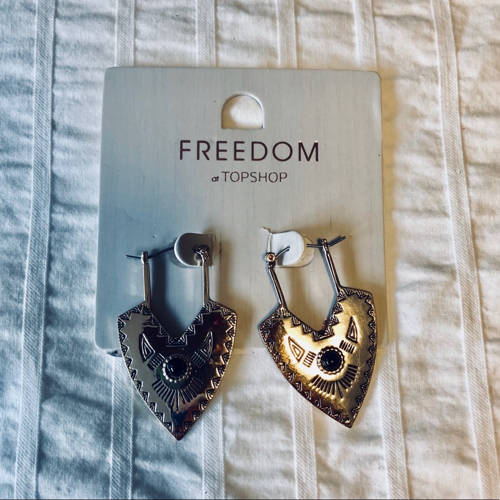 Topshop - Heart Shaped Earrings NWT